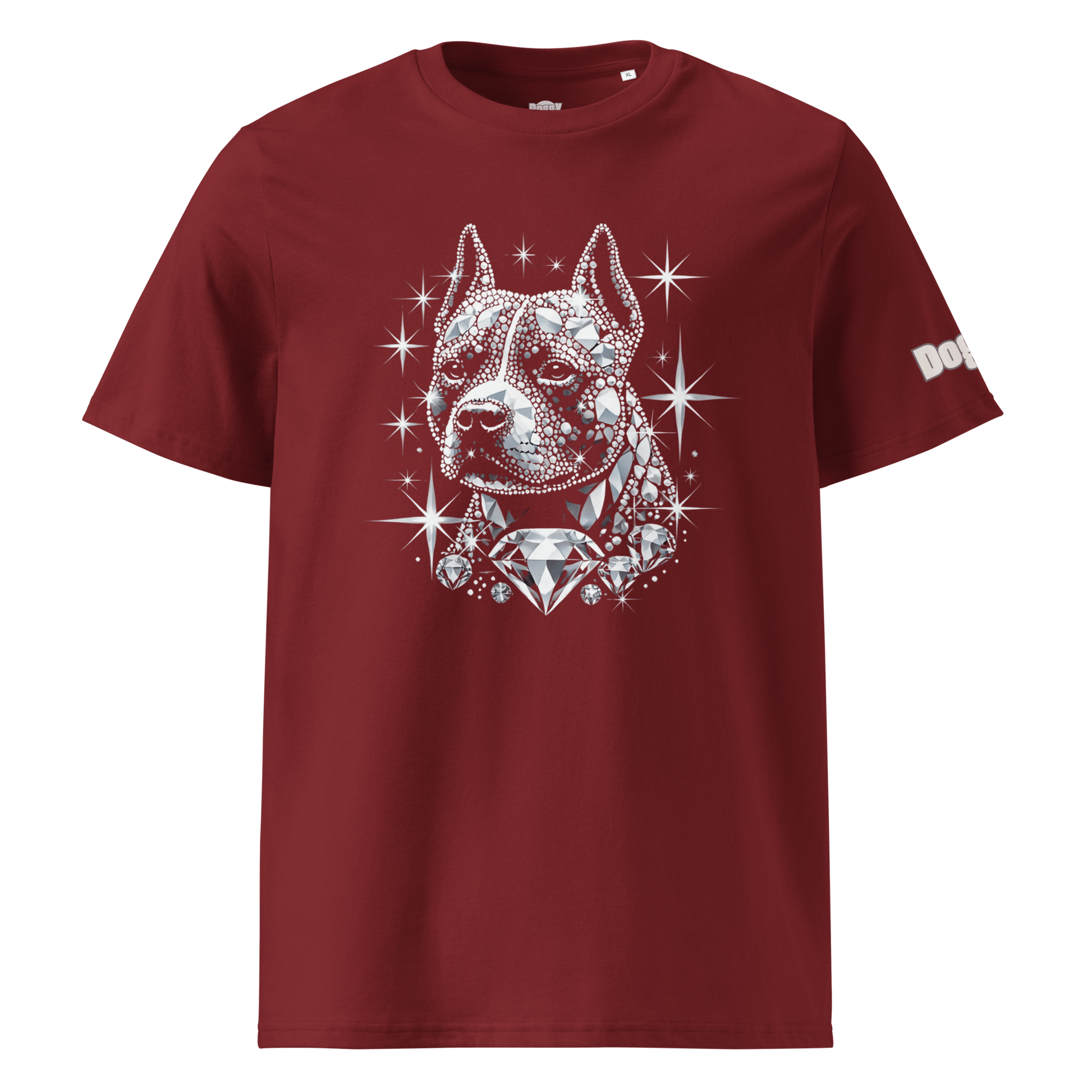 T-shirt unisexe en coton biologique - Collection Staffordshire Bull Terrier - Doggy Trend
