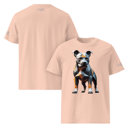 T-shirt unisexe en coton biologique - Collection Staffordshire Bull Terrier - Doggy Trend