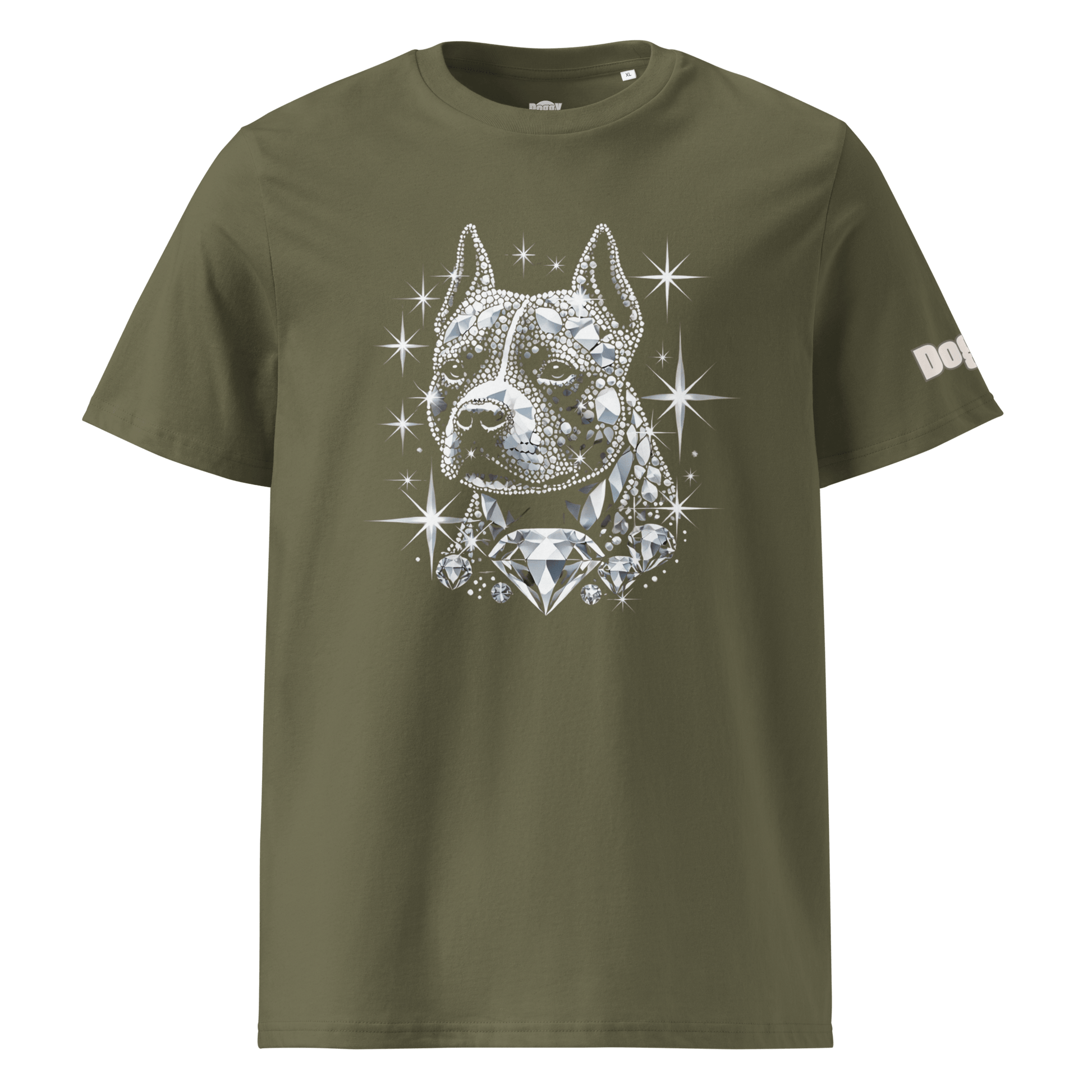 T-shirt unisexe en coton biologique - Collection Staffordshire Bull Terrier - Doggy Trend