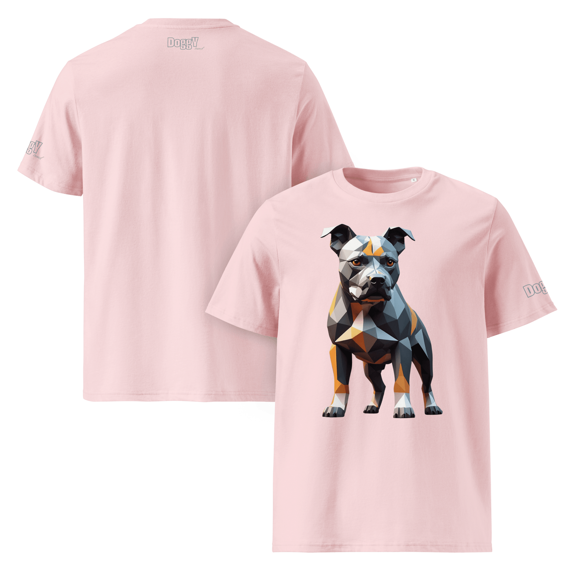 T-shirt unisexe en coton biologique - Collection Staffordshire Bull Terrier - Doggy Trend