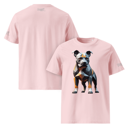 T-shirt unisexe en coton biologique - Collection Staffordshire Bull Terrier - Doggy Trend