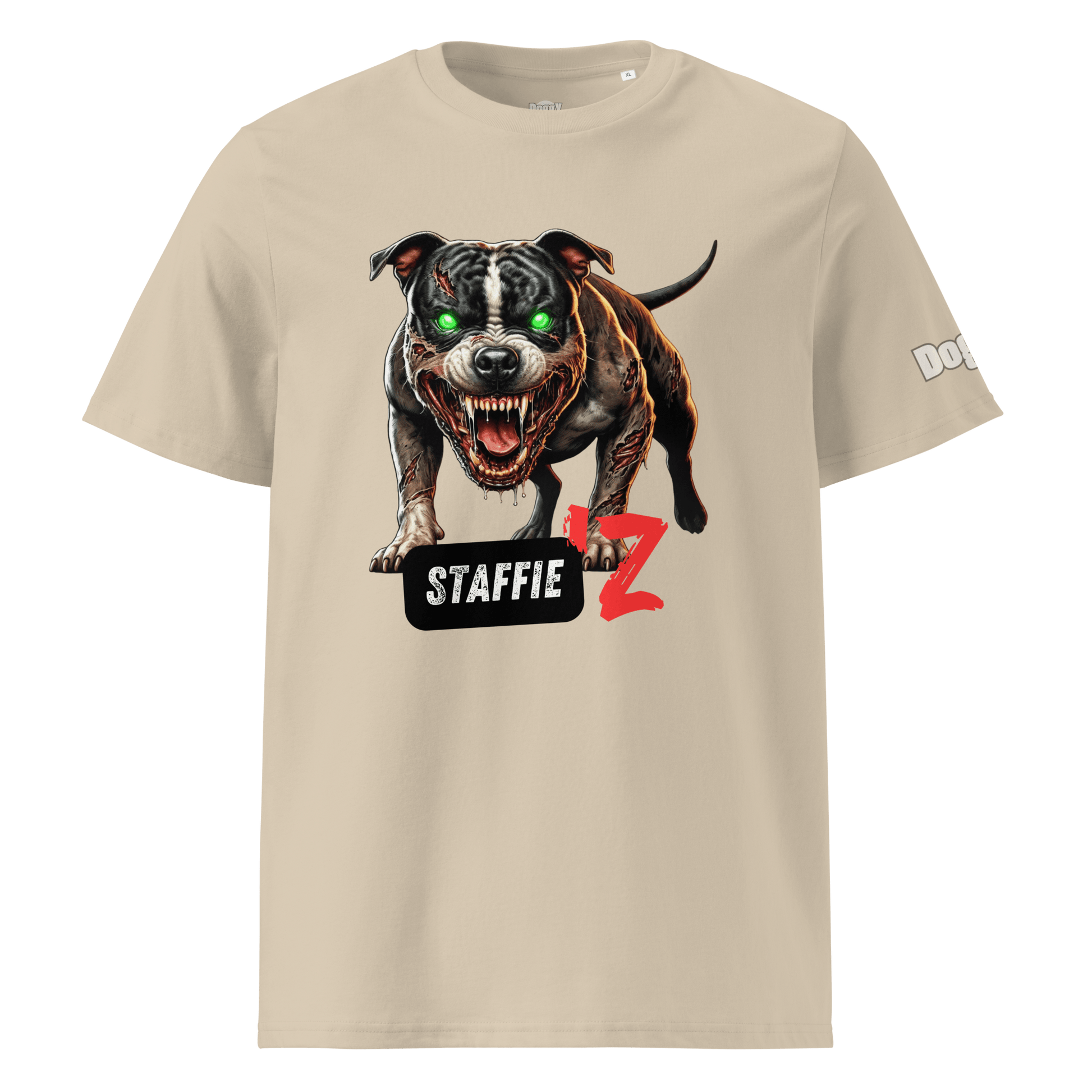 T-shirt unisexe en coton biologique - Collection Staffordshire Bull Terrier - Doggy Trend