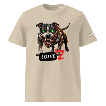T-shirt unisexe en coton biologique - Collection Staffordshire Bull Terrier - Doggy Trend