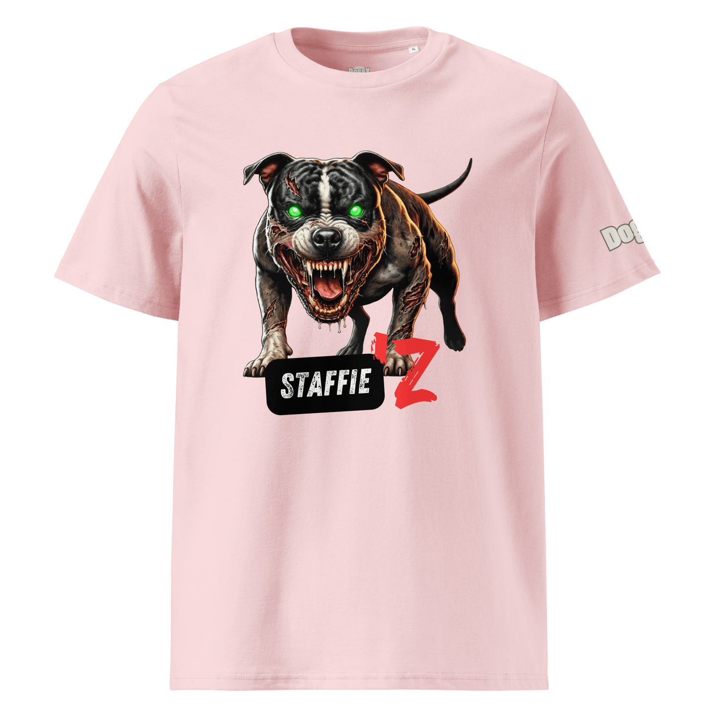 T-shirt unisexe en coton biologique - Collection Staffordshire Bull Terrier - Doggy Trend