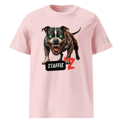 T-shirt unisexe en coton biologique - Collection Staffordshire Bull Terrier - Doggy Trend