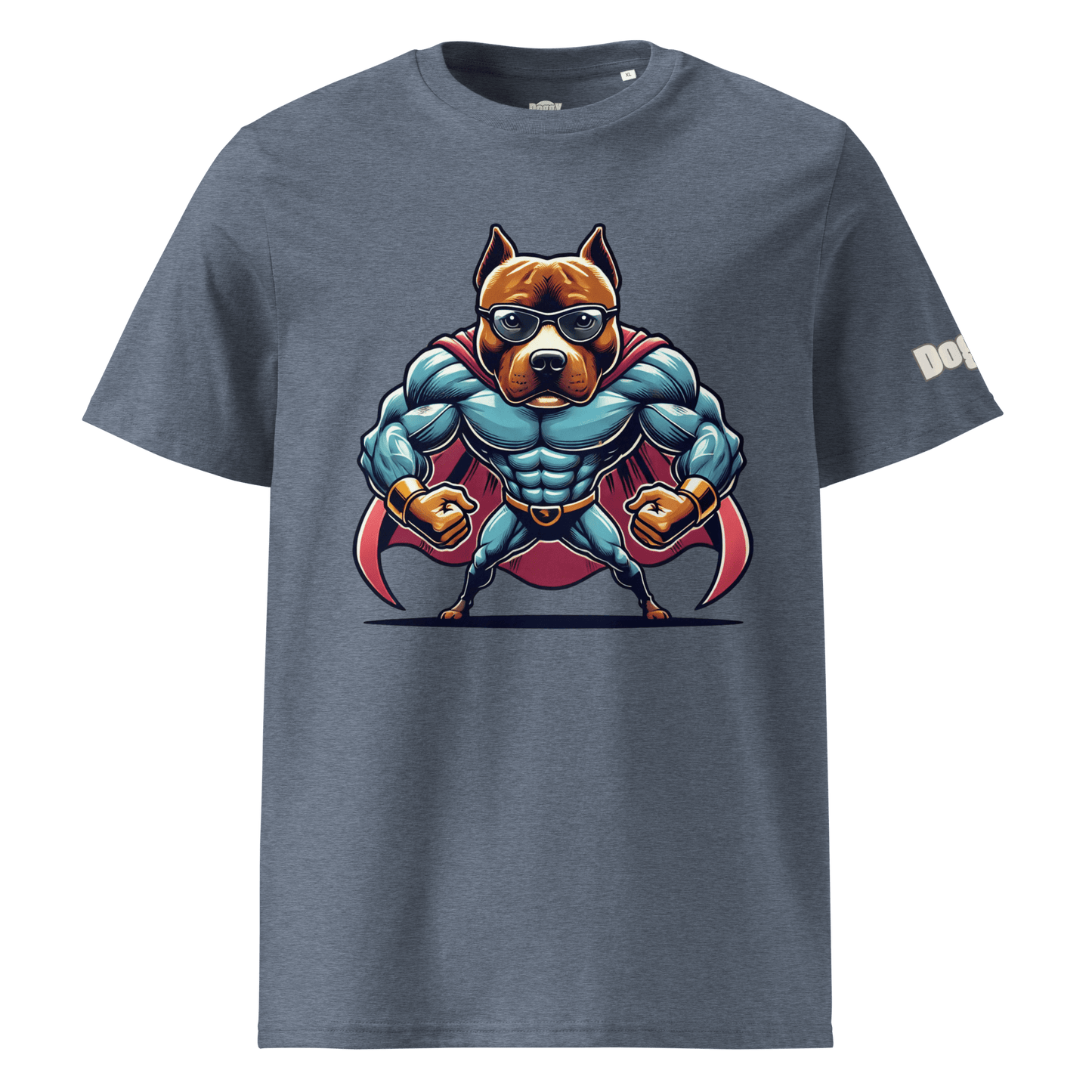 T-shirt unisexe en coton biologique - Collection Staffordshire Bull Terrier - Doggy Trend