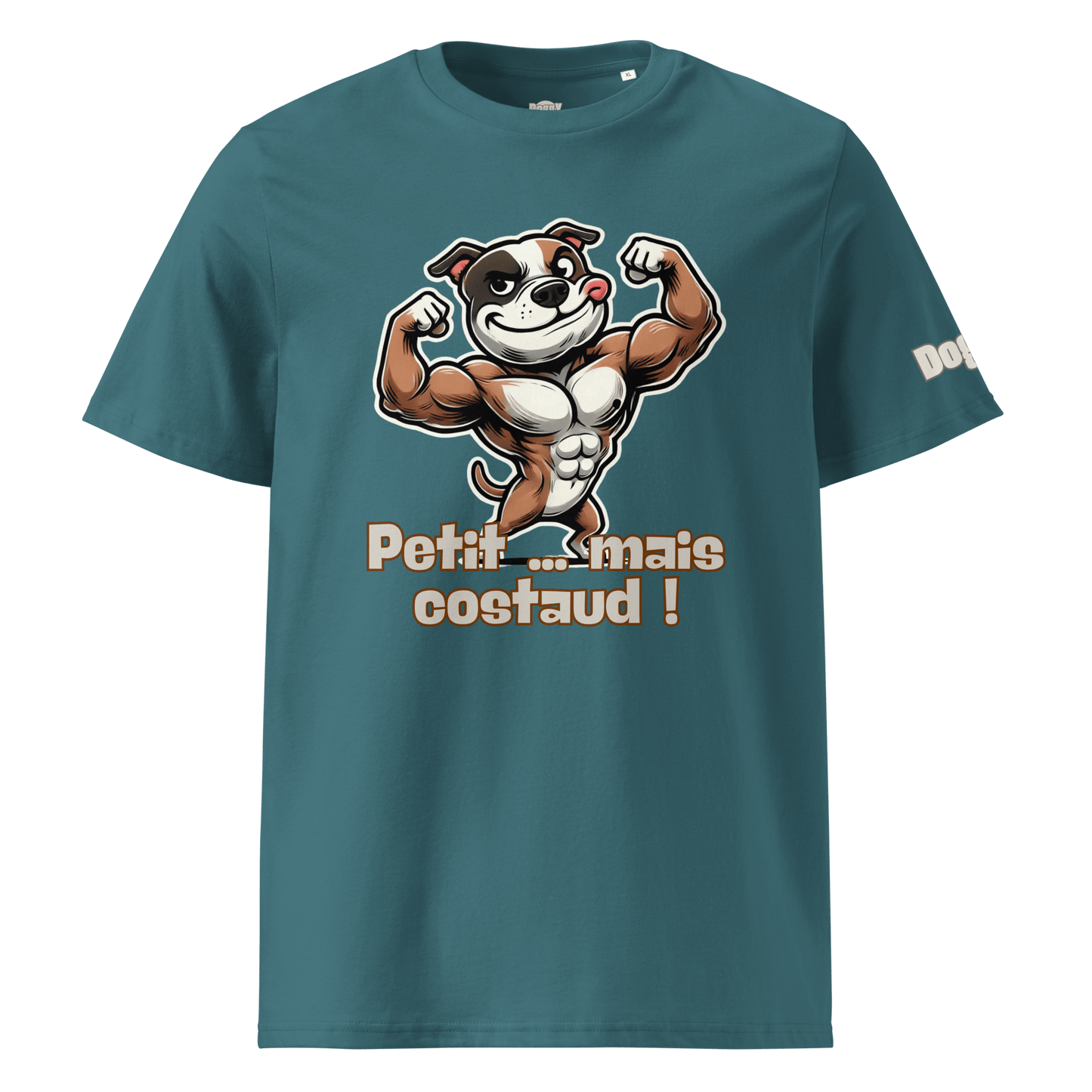 T-shirt unisexe en coton biologique - Collection Staffordshire Bull Terrier - Doggy Trend