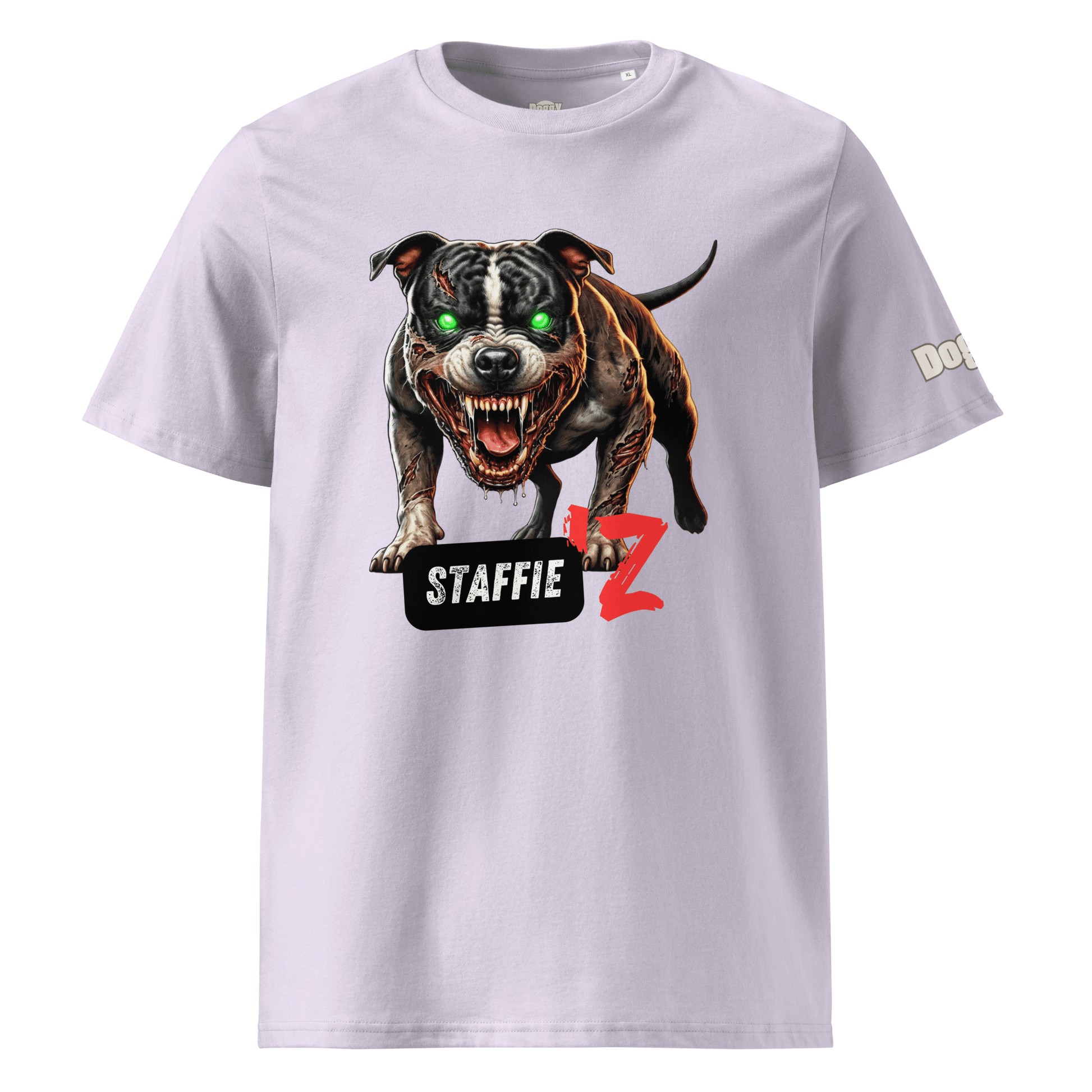 T-shirt unisexe en coton biologique - Collection Staffordshire Bull Terrier - Doggy Trend