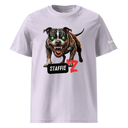 T-shirt unisexe en coton biologique - Collection Staffordshire Bull Terrier - Doggy Trend