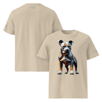 T-shirt unisexe en coton biologique - Collection Staffordshire Bull Terrier - Doggy Trend