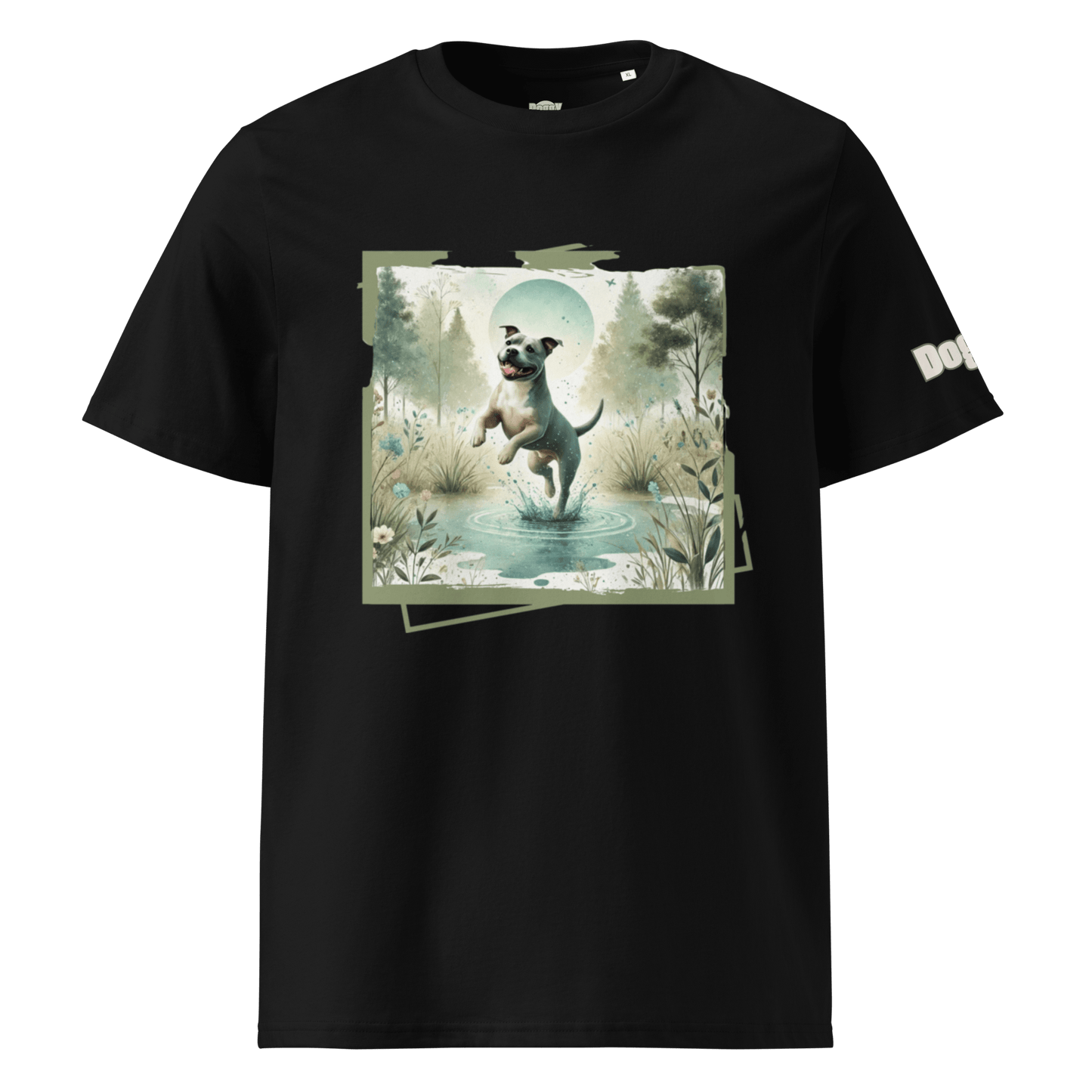 T-shirt unisexe en coton biologique - Collection Staffordshire Bull Terrier - Doggy Trend