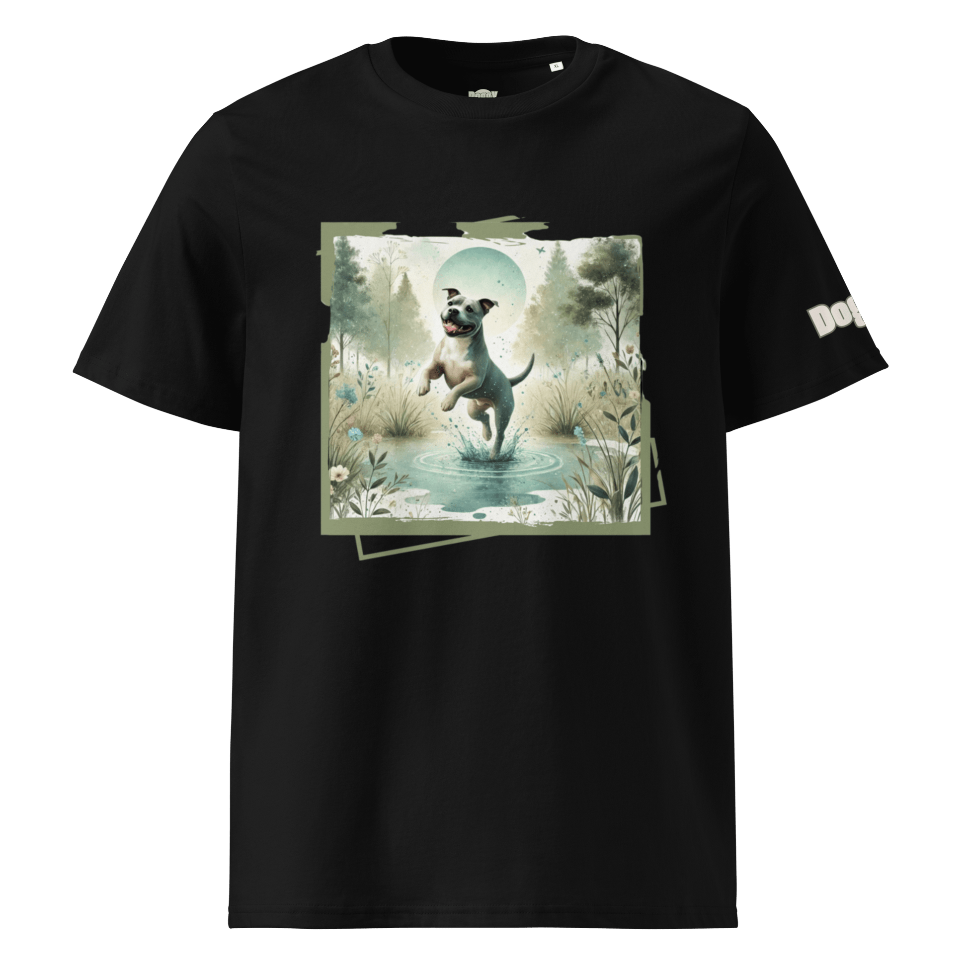 T-shirt unisexe en coton biologique - Collection Staffordshire Bull Terrier - Doggy Trend