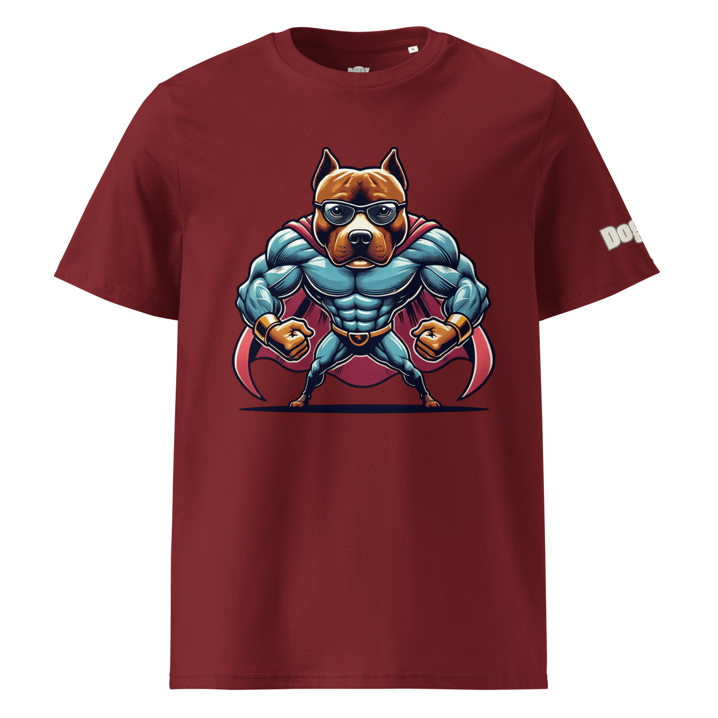 T-shirt unisexe en coton biologique - Collection Staffordshire Bull Terrier - Doggy Trend