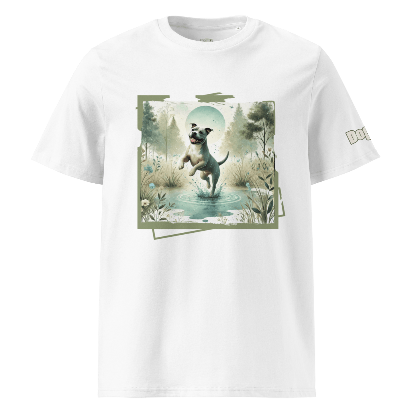 T-shirt unisexe en coton biologique - Collection Staffordshire Bull Terrier - Doggy Trend