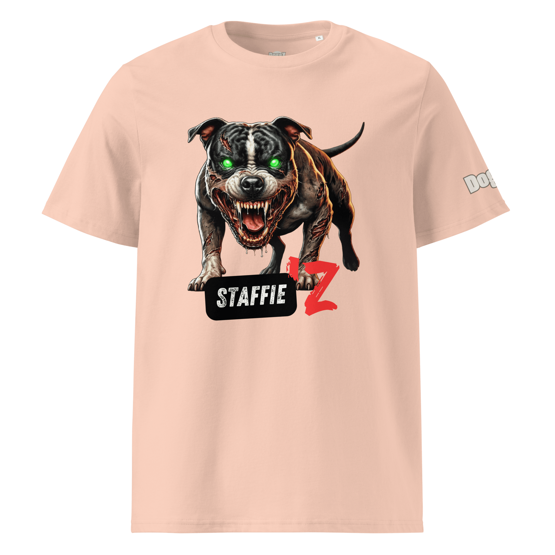 T-shirt unisexe en coton biologique - Collection Staffordshire Bull Terrier - Doggy Trend
