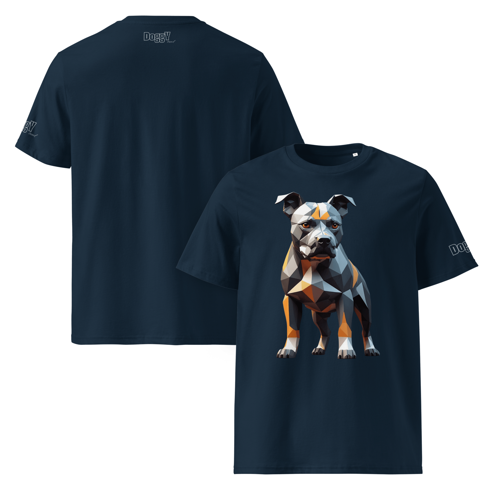 T-shirt unisexe en coton biologique - Collection Staffordshire Bull Terrier - Doggy Trend