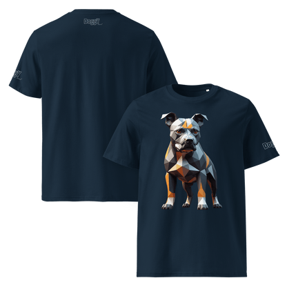 T-shirt unisexe en coton biologique - Collection Staffordshire Bull Terrier - Doggy Trend