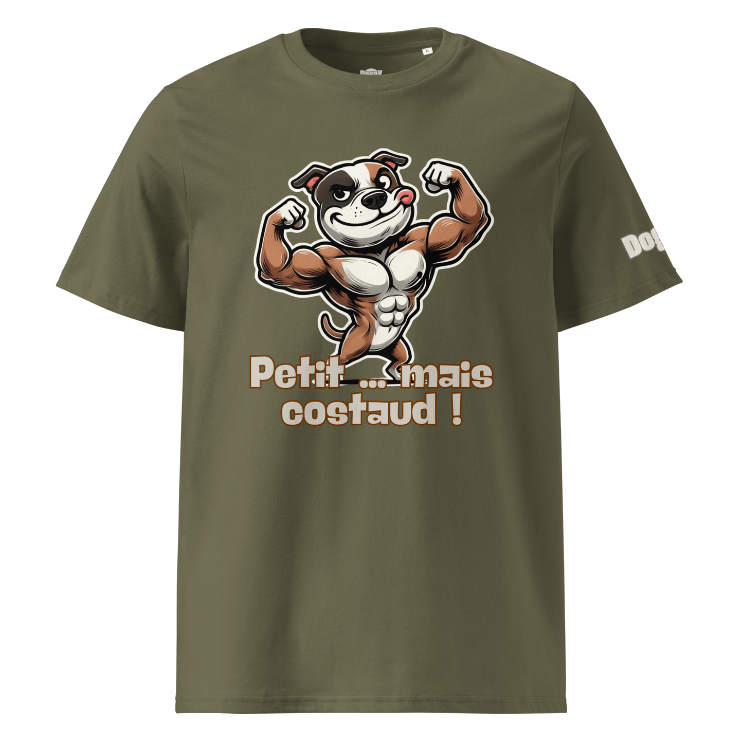 T-shirt unisexe en coton biologique - Collection Staffordshire Bull Terrier - Doggy Trend
