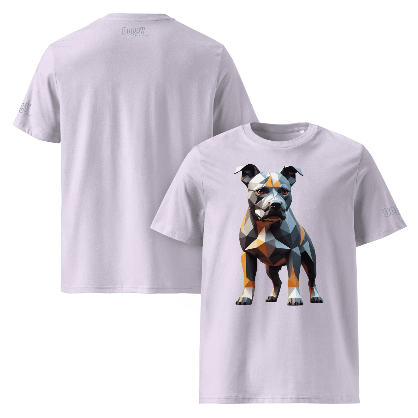 T-shirt unisexe en coton biologique - Collection Staffordshire Bull Terrier - Doggy Trend
