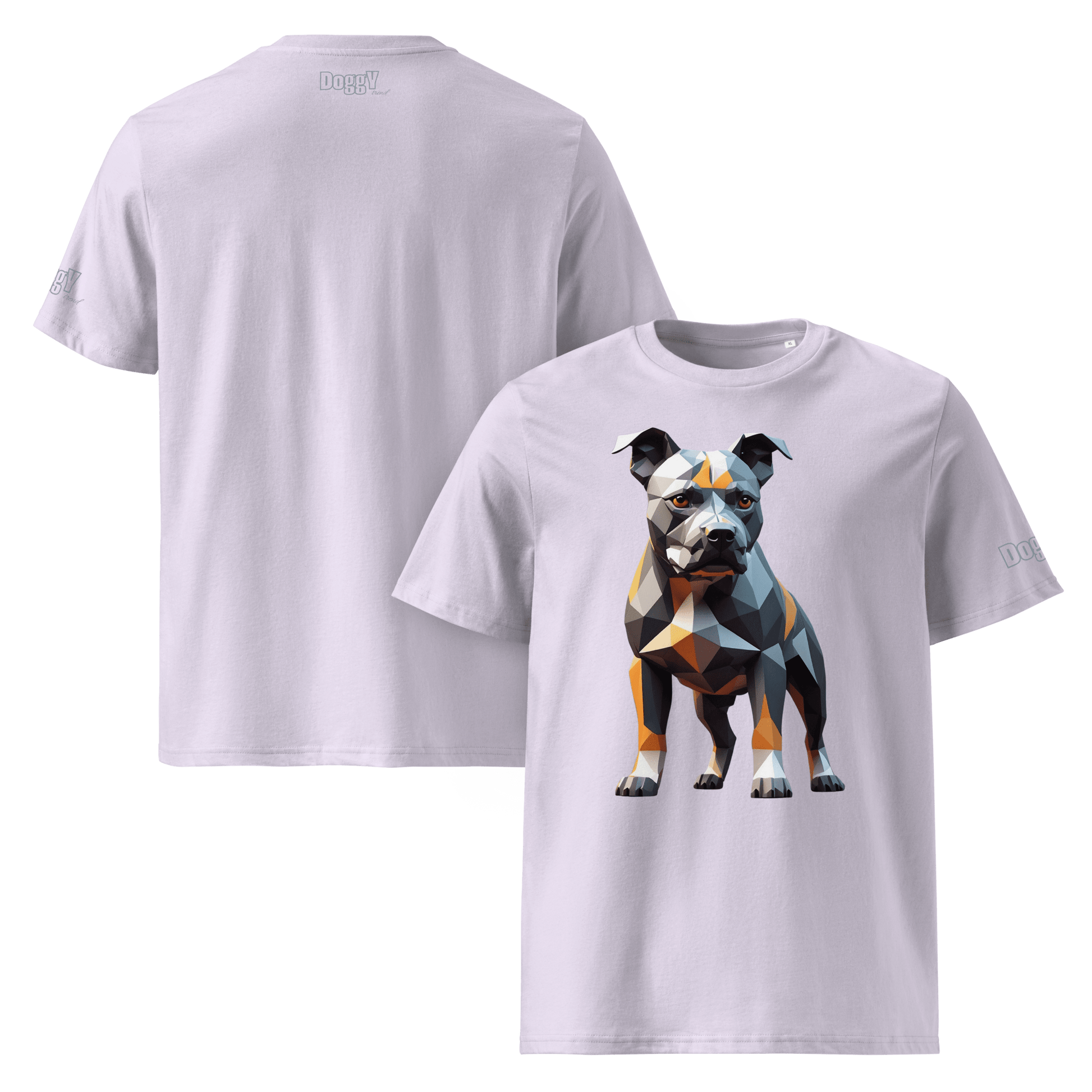 T-shirt unisexe en coton biologique - Collection Staffordshire Bull Terrier - Doggy Trend