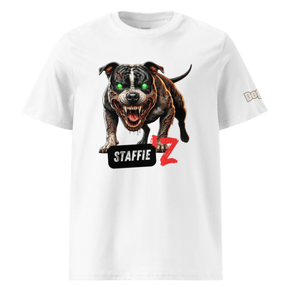 T-shirt unisexe en coton biologique - Collection Staffordshire Bull Terrier - Doggy Trend