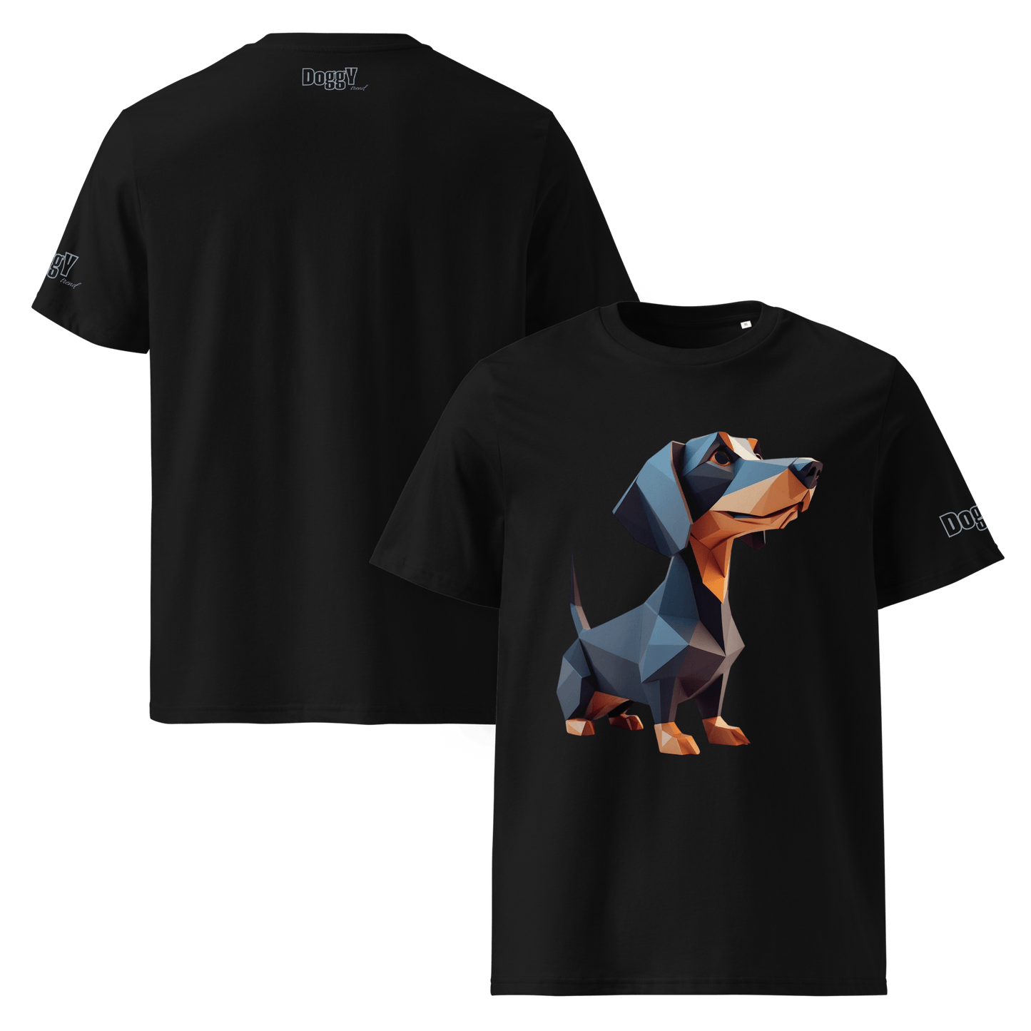 T-shirt unisexe en coton biologique - Collection Teckel - Doggy Trend
