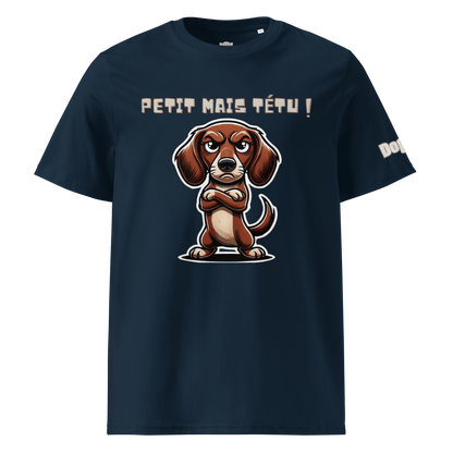 T-shirt unisexe en coton biologique - Collection Teckel - Doggy Trend