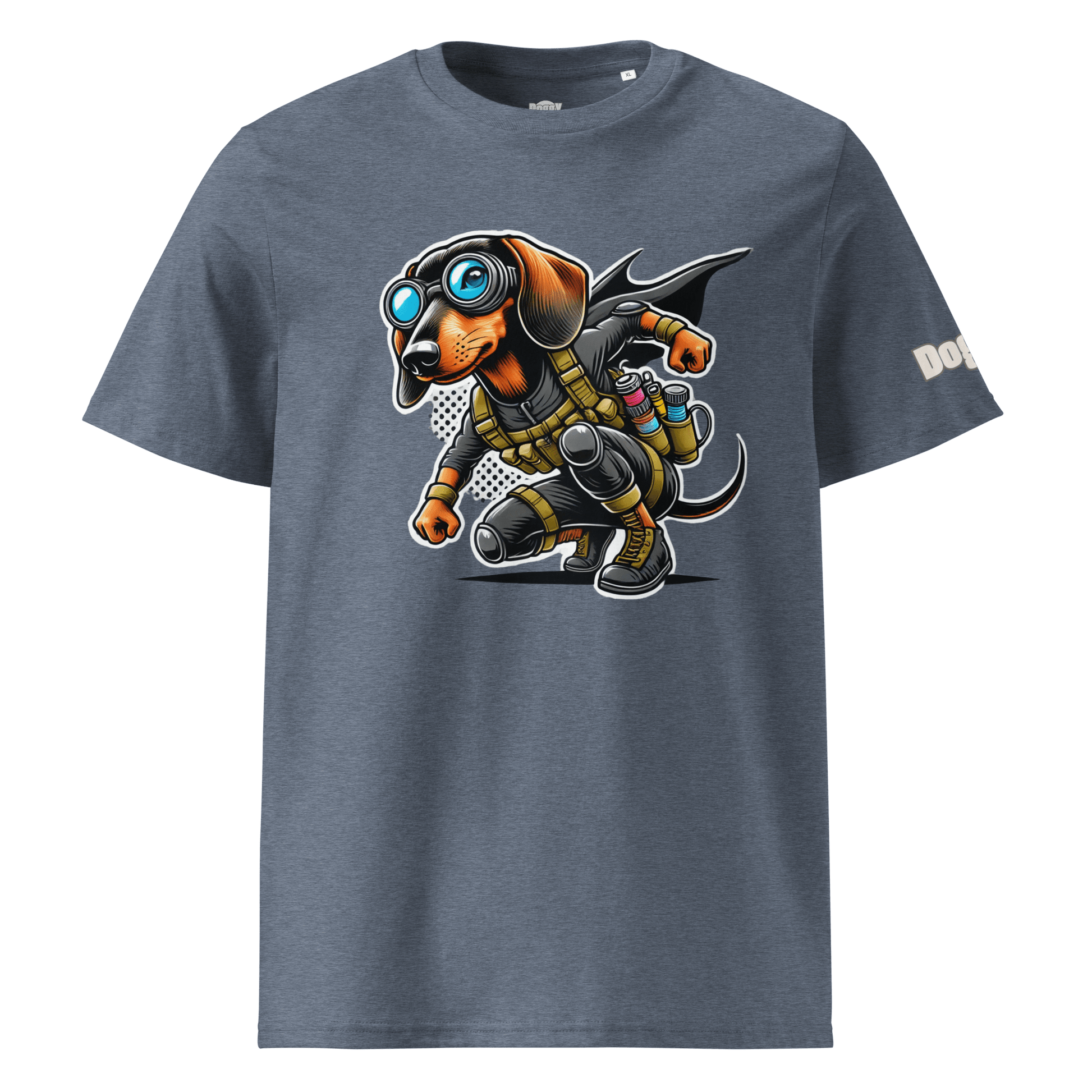T-shirt unisexe en coton biologique - Collection Teckel - Doggy Trend