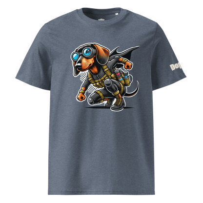 T-shirt unisexe en coton biologique - Collection Teckel - Doggy Trend