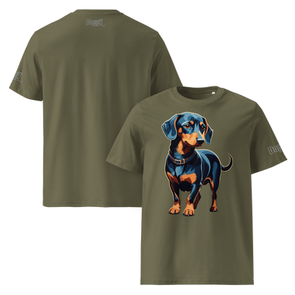 T-shirt unisexe en coton biologique - Collection Teckel - Doggy Trend