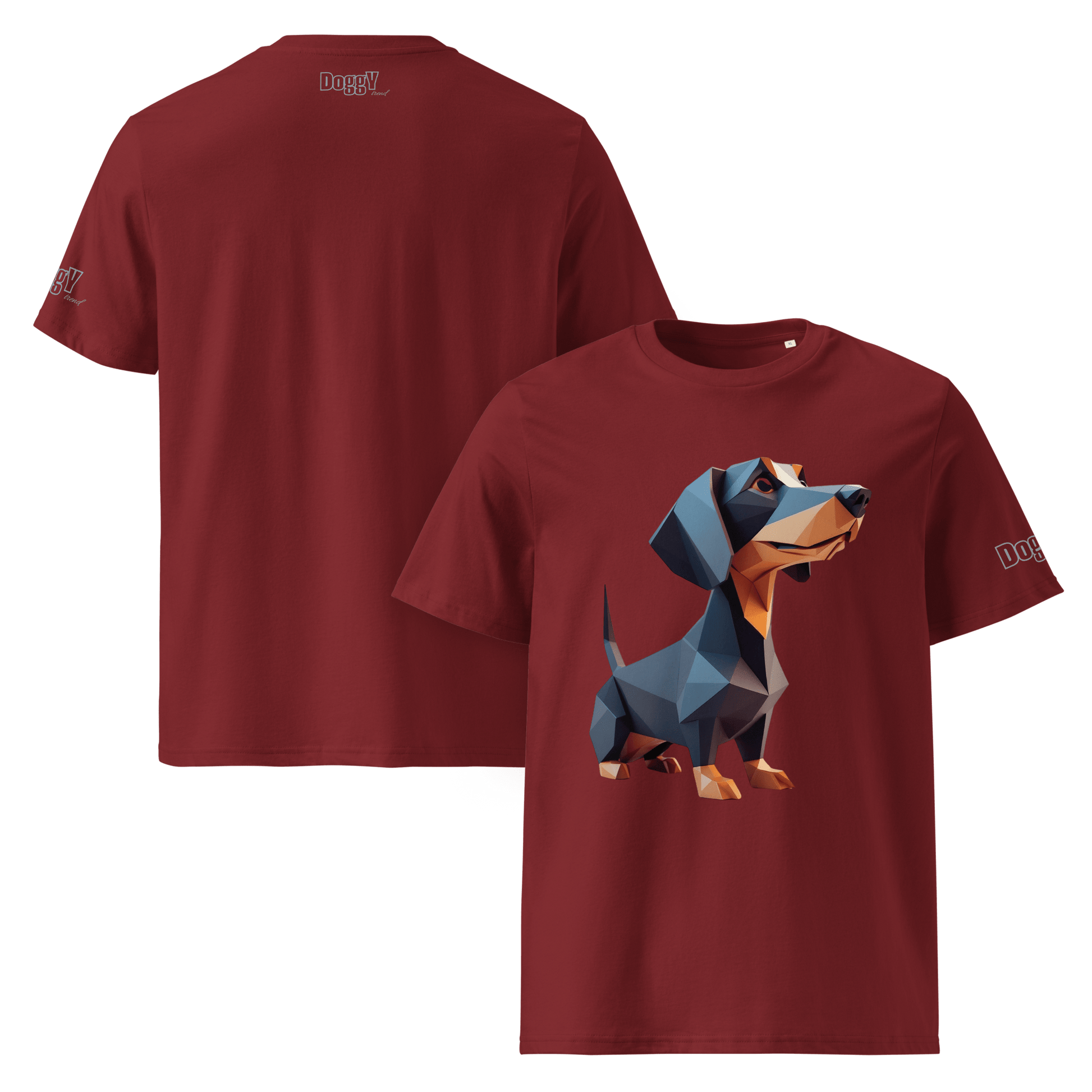 T-shirt unisexe en coton biologique - Collection Teckel - Doggy Trend