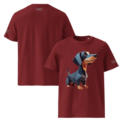 T-shirt unisexe en coton biologique - Collection Teckel - Doggy Trend