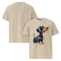 T-shirt unisexe en coton biologique - Collection Teckel - Doggy Trend