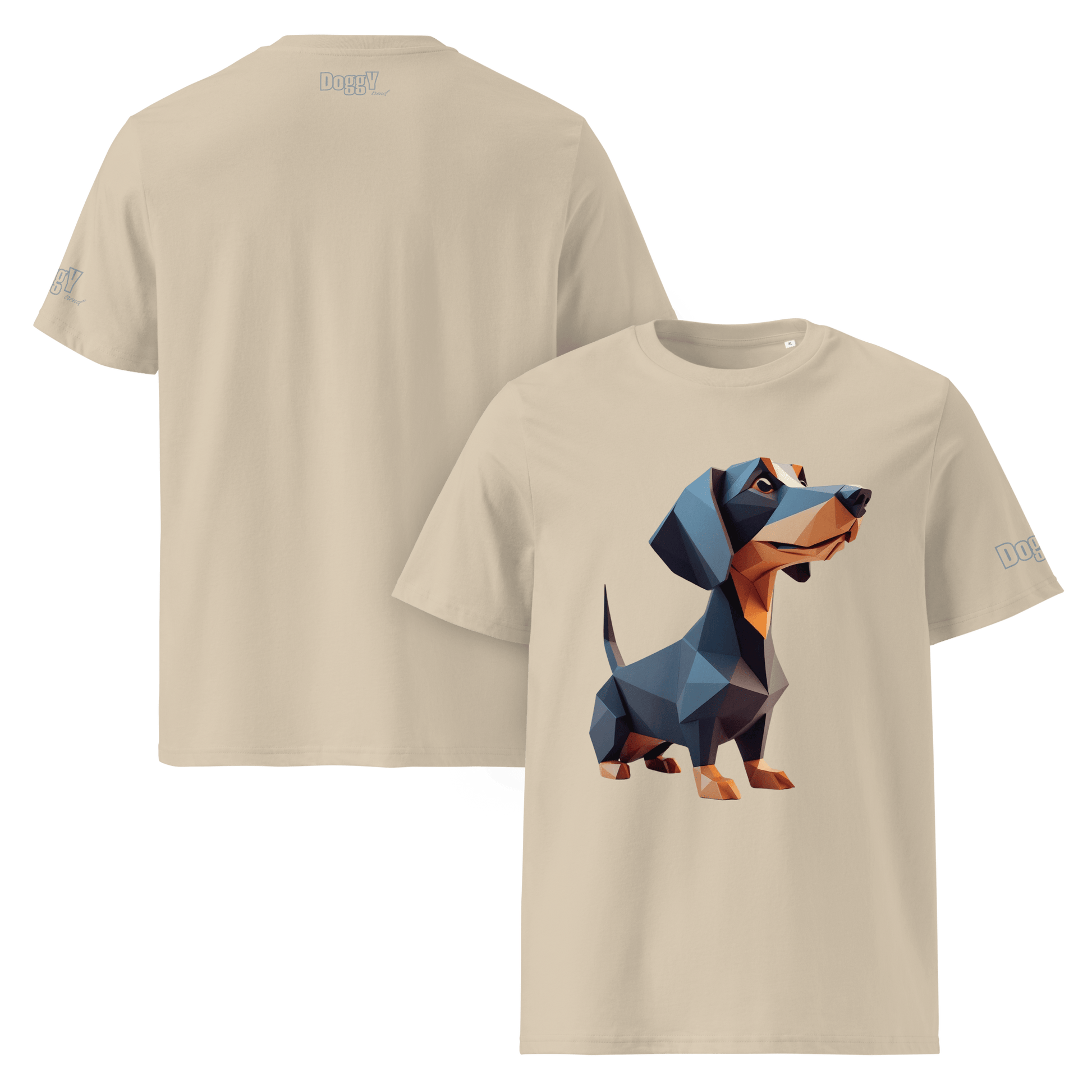 T-shirt unisexe en coton biologique - Collection Teckel - Doggy Trend