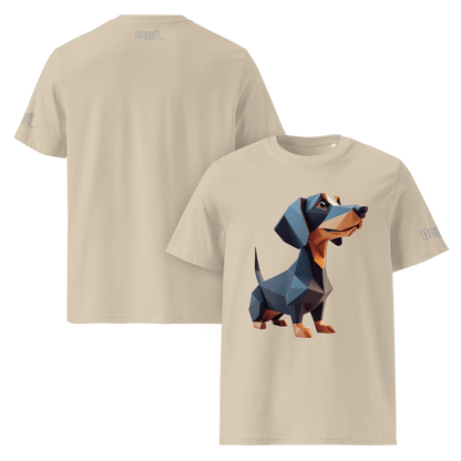 T-shirt unisexe en coton biologique - Collection Teckel - Doggy Trend