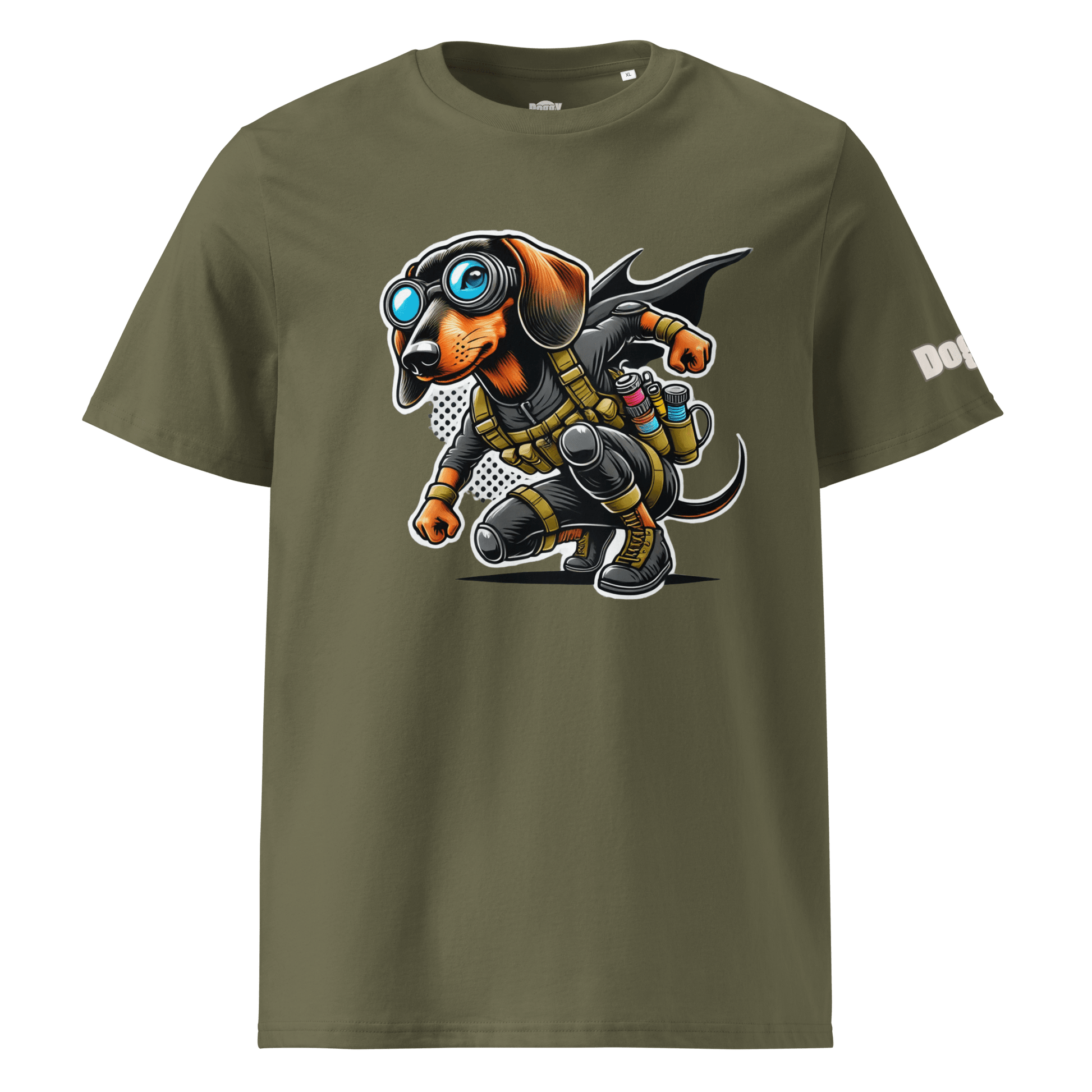T-shirt unisexe en coton biologique - Collection Teckel - Doggy Trend