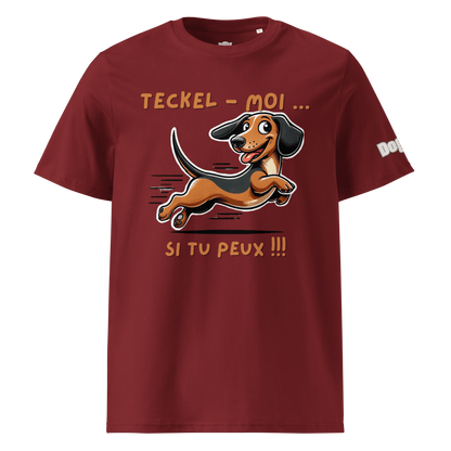 T-shirt unisexe en coton biologique - Collection Teckel - Doggy Trend