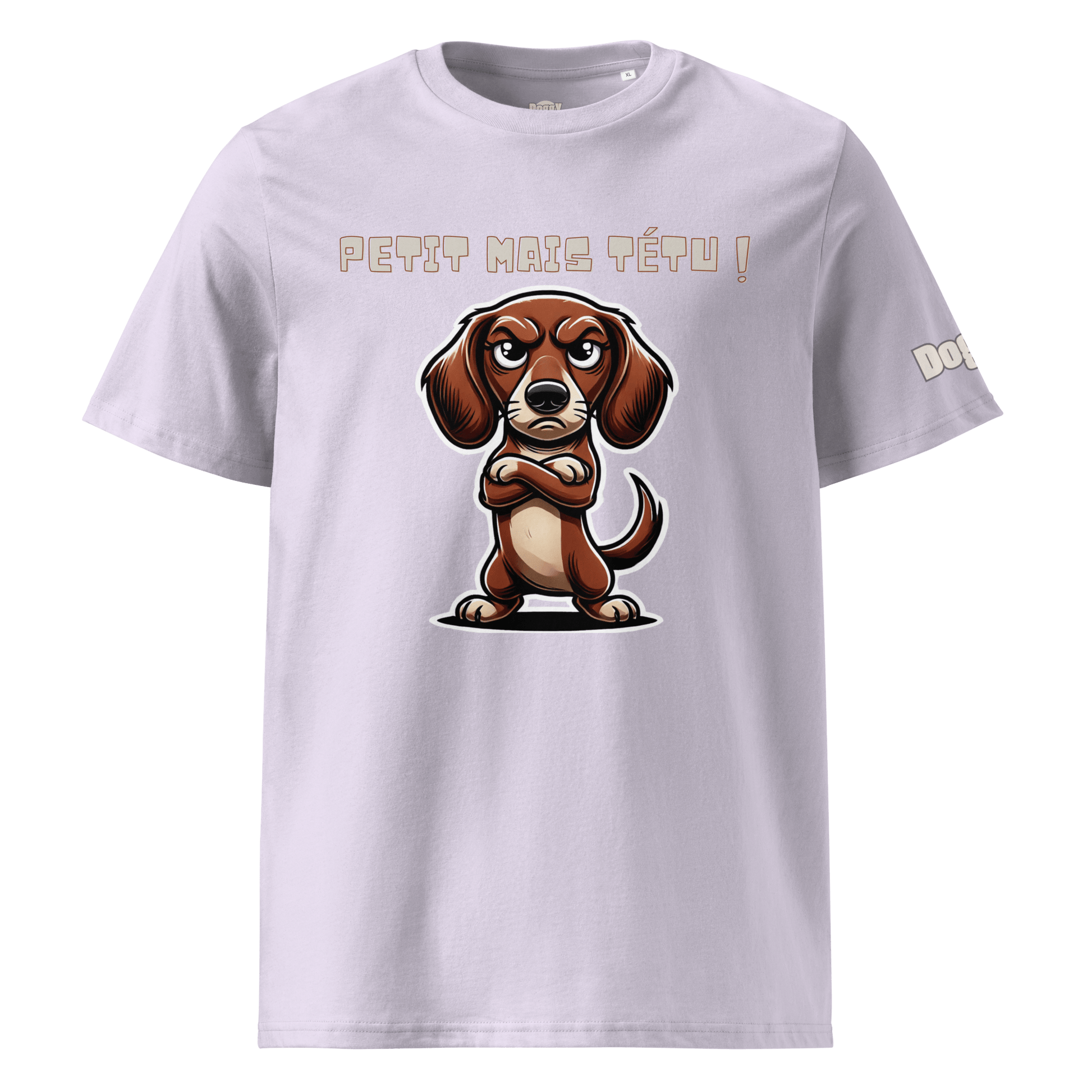 T-shirt unisexe en coton biologique - Collection Teckel - Doggy Trend