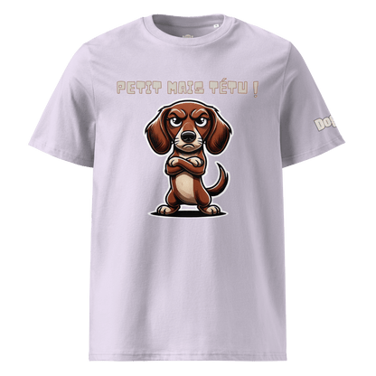 T-shirt unisexe en coton biologique - Collection Teckel - Doggy Trend