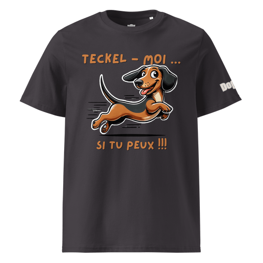 T-shirt unisexe en coton biologique - Collection Teckel - Doggy Trend
