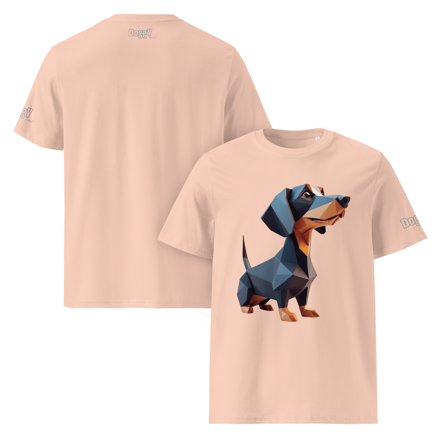 T-shirt unisexe en coton biologique - Collection Teckel - Doggy Trend