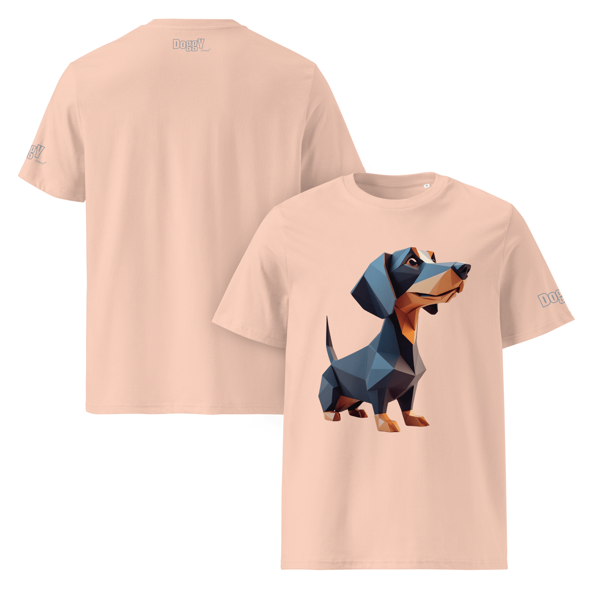 T-shirt unisexe en coton biologique - Collection Teckel - Doggy Trend