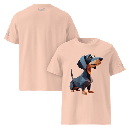 T-shirt unisexe en coton biologique - Collection Teckel - Doggy Trend