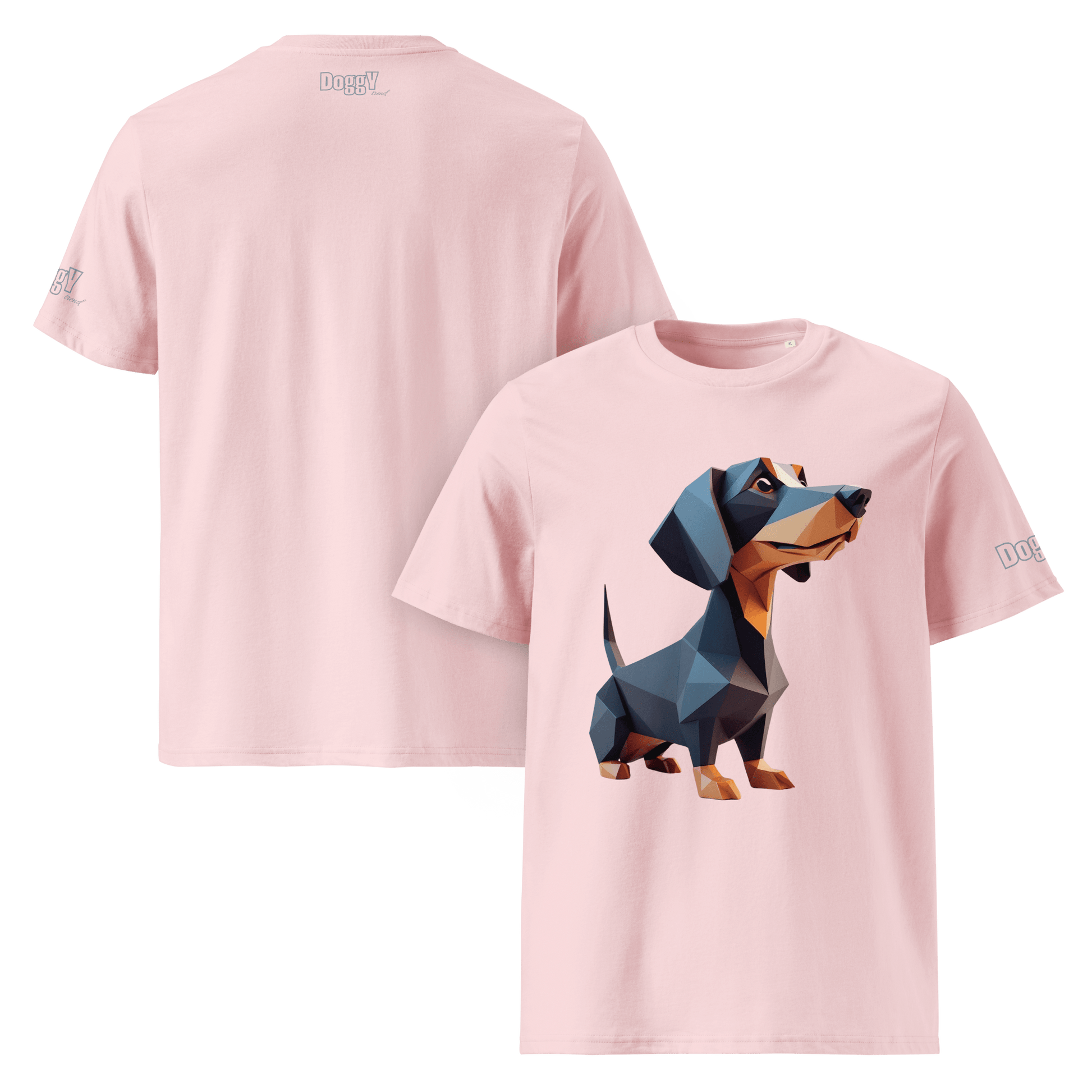 T-shirt unisexe en coton biologique - Collection Teckel - Doggy Trend