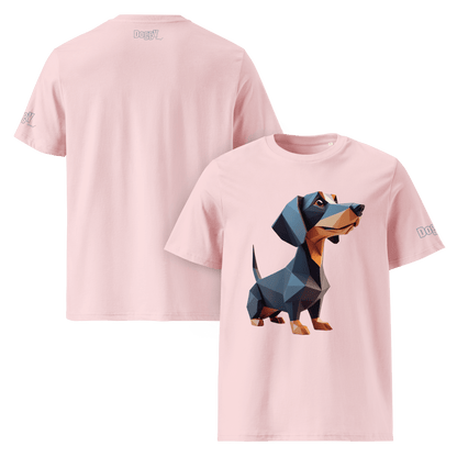 T-shirt unisexe en coton biologique - Collection Teckel - Doggy Trend