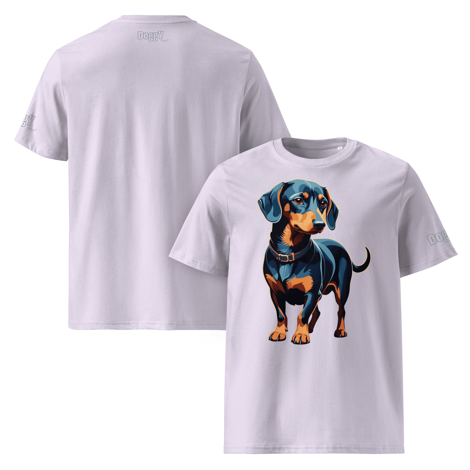 T-shirt unisexe en coton biologique - Collection Teckel - Doggy Trend