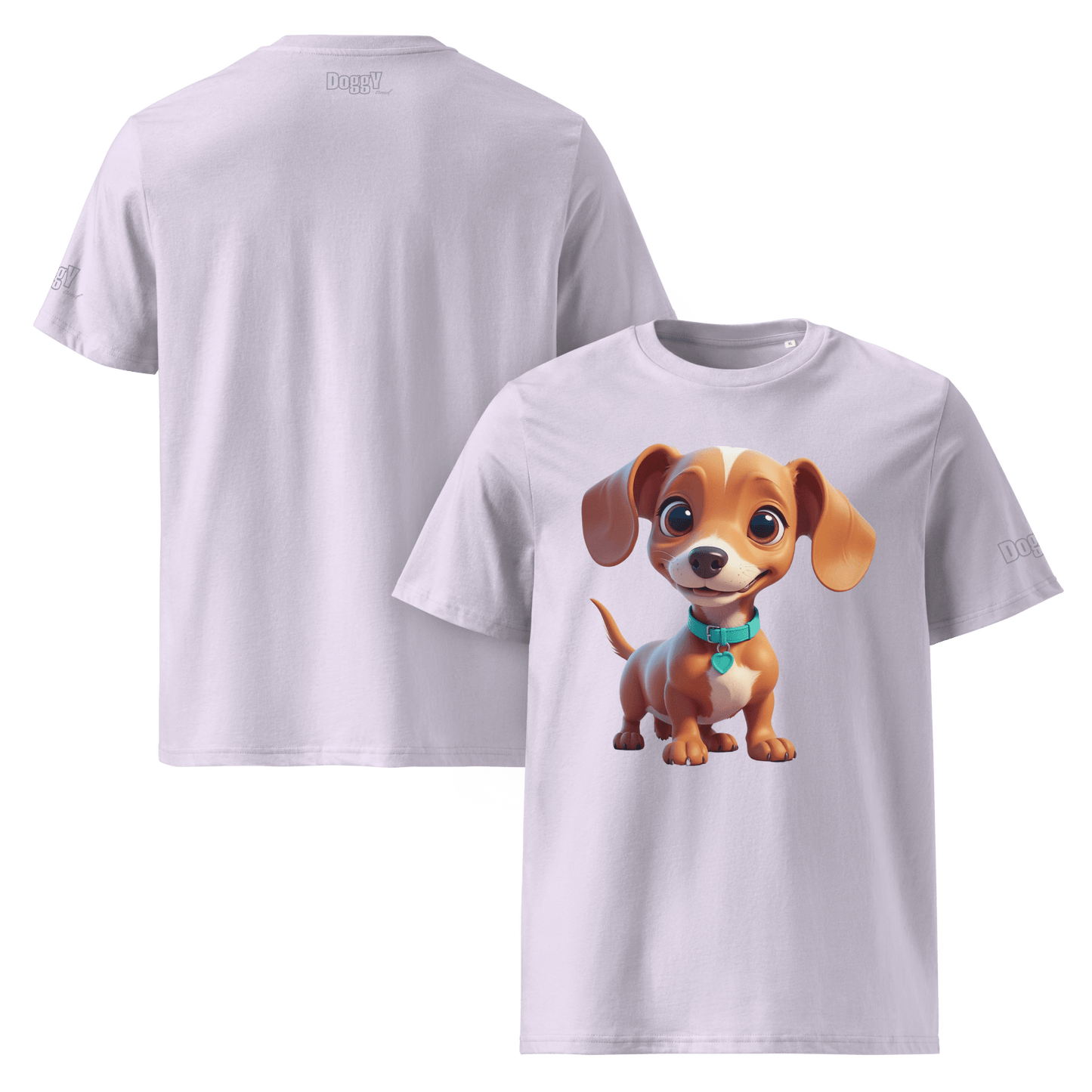 T-shirt unisexe en coton biologique - Collection Teckel - Doggy Trend