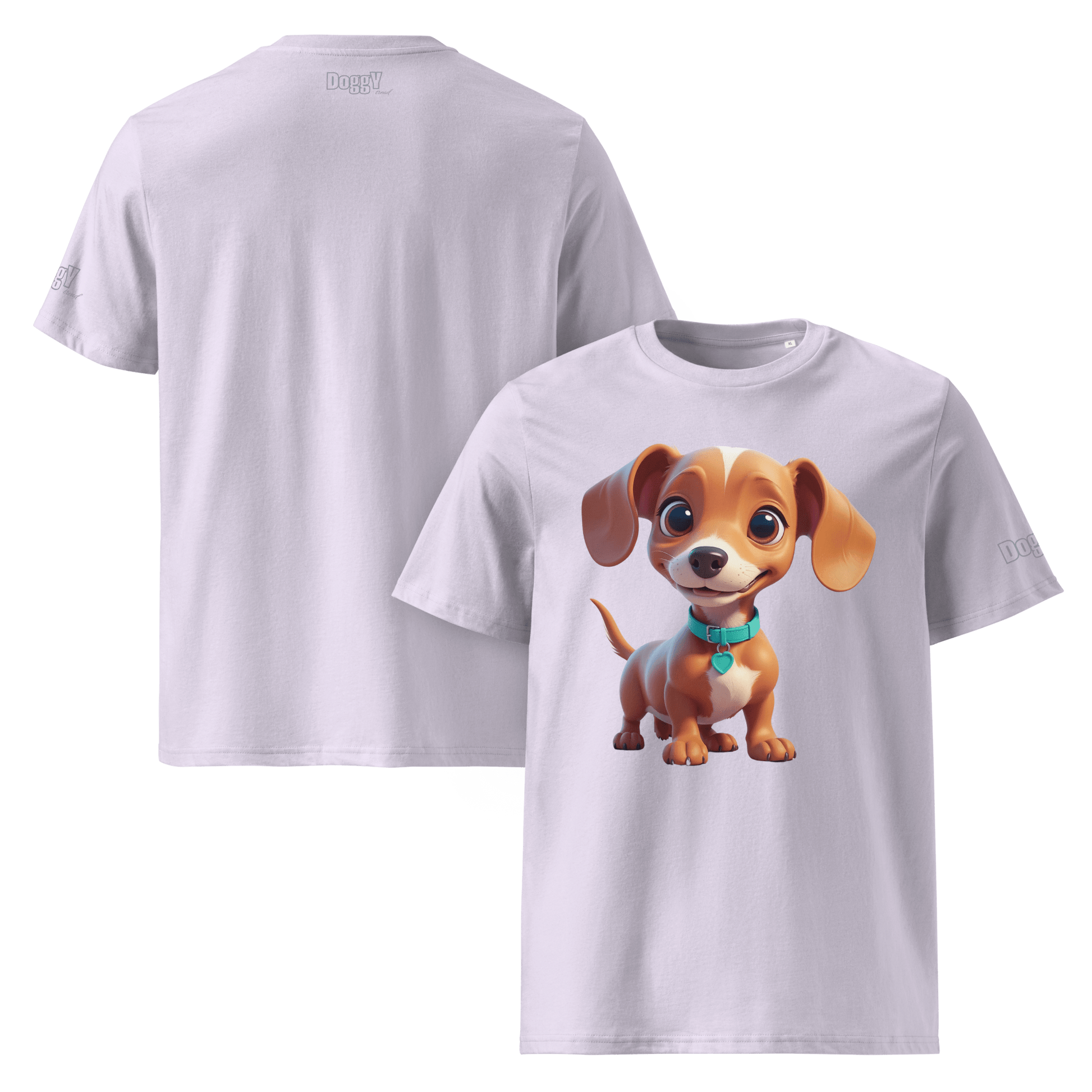 T-shirt unisexe en coton biologique - Collection Teckel - Doggy Trend