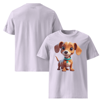 T-shirt unisexe en coton biologique - Collection Teckel - Doggy Trend