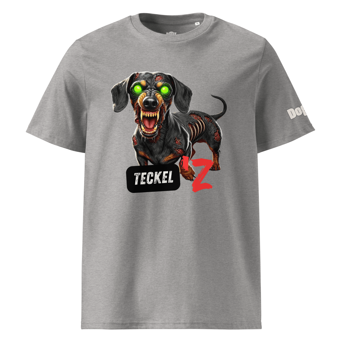 T-shirt unisexe en coton biologique - Collection Teckel - Doggy Trend